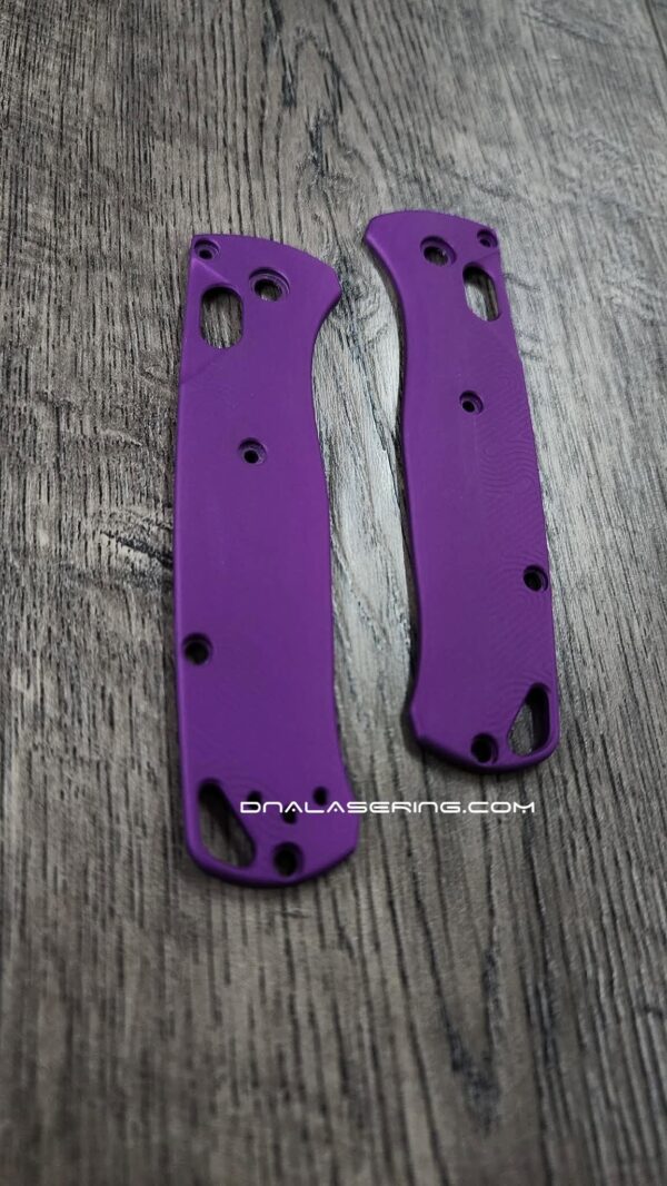 Loop Scales - Aluminum - Benchmade Bugout 535 - Nebula Purple - EDC - Flytanium Gear