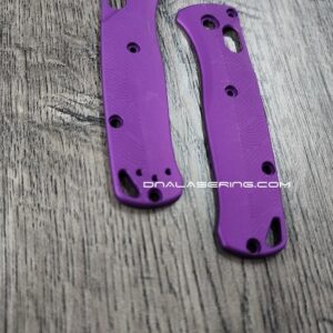 Loop Scales - Aluminum - Benchmade MINI Bugout 533 - Nebula Purple - EDC - Flytanium Gear