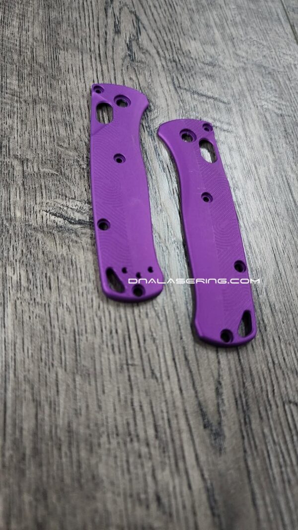 Loop Scales - Aluminum - Benchmade MINI Bugout 533 - Nebula Purple - EDC - Flytanium Gear