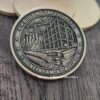 Itonworkers Solid Brass Challenge Coin | Horror Movie Inspired Halloween Collectible | 3D Relief Engraved Collector Coin