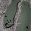 Loop Scales - Aluminum - Spyderco Para 3 - Olive Drab Green - PM3 EDC Scales - Flytanium Gear