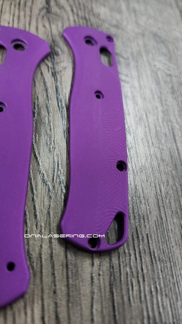 Loop Scales - Aluminum - Benchmade Bugout 535 - Nebula Purple - EDC - Flytanium Gear