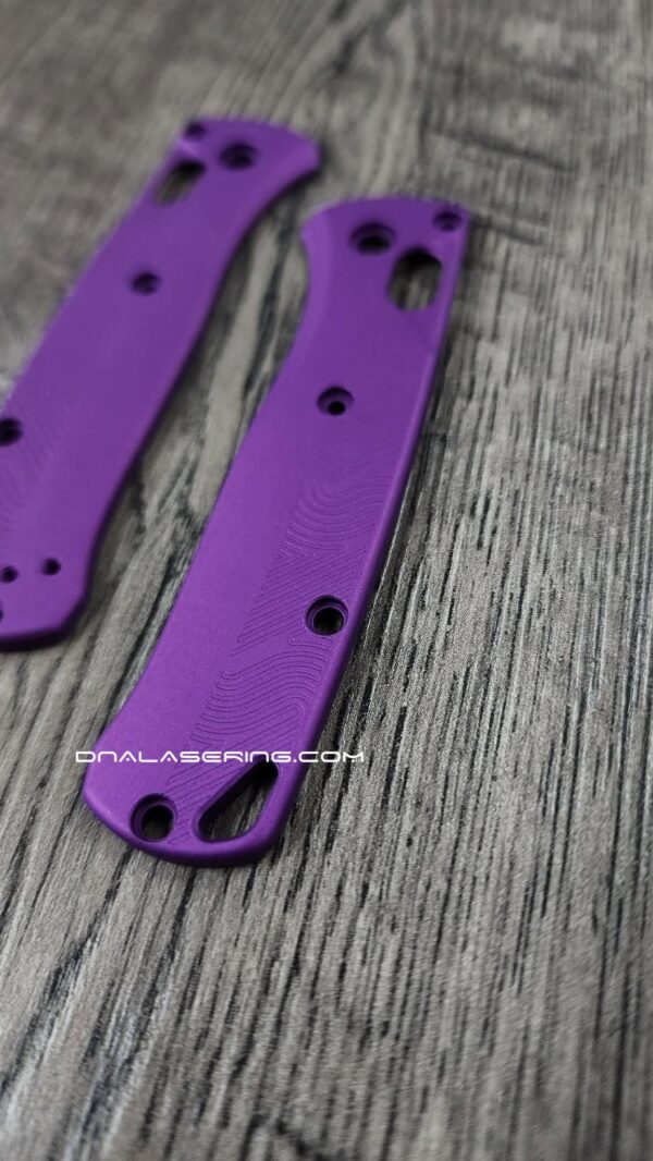 Loop Scales - Aluminum - Benchmade MINI Bugout 533 - Nebula Purple - EDC - Flytanium Gear