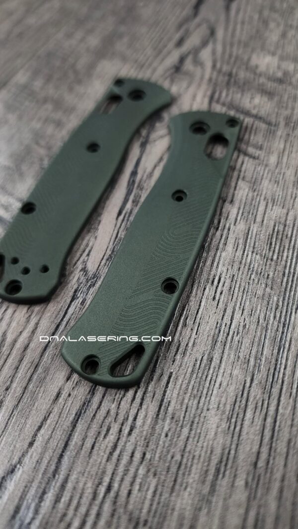 Loop Scales - Aluminum - Benchmade MINI Bugout 533 - Olive Drab Green - EDC - Flytanium Gear