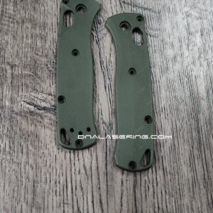 Loop Scales - Aluminum - Benchmade MINI Bugout 533 - Olive Drab Green - EDC - Flytanium Gear