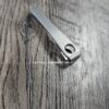 Chris Reeve "CRF" Model 1 Flat Top Clip - Titanium LynchNW Deep Carry Pocket Knife Clip - Glass Blasted Finish - Made In USA