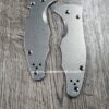 il_fullxfull.8383227376_bl7y.jpg Titanium Scales for Spyderco Yojimbo 2 - Stonewash Finish - EDC Gear