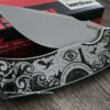 Custom Engraved Kershaw Scour Engraved Knife – Custom LOTR Inspired Design – One Knife to Rule them All - EDC Pocket Knife