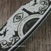 Custom Engraved Kershaw Scour Engraved Knife – Custom LOTR Inspired Design – One Knife to Rule them All - EDC Pocket Knife