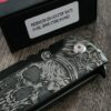 il_fullxfull.8386003250_13r1.jpg Chaves 229 Redencion KickStop Chisel – M390 DLC Blade – Titanium w/ Davby Jones Relief Engraving (Single Sided) – Custom Knife