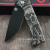 il_fullxfull.8433876053_6mcf.jpg Chaves 229 Redencion KickStop Chisel – M390 DLC Blade – Titanium w/ Davby Jones Relief Engraving (Single Sided) – Custom Knife
