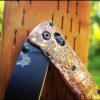 il_fullxfull.3973020706_3exv.jpg Aztec Calendar - NEW Relief Engraving Style - Benchmade Bugout 535 Copper - Deep Laser Engraved - Flytanium *Scales /handles Only*