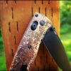 il_fullxfull.3973020756_1gzm.jpg Aztec Calendar - NEW Relief Engraving Style - Benchmade Bugout 535 Copper - Deep Laser Engraved - Flytanium *Scales /handles Only*