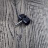il_fullxfull.6671674499_a7we.jpg Manix 2 Slotted Black Titanium Ball Cage Lock for Spyderco Manix 2 - Flytanium Gear