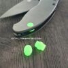 il_fullxfull.8596536748_qcrn.jpg Spyderco Manix 2 - Custom TurboGlow Lanyard Hole Stopper - EDC Gear - Lanyard Plug