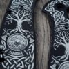 Benchmade Griptilian Aluminum Scales – Black Anodized Viking Tree of Life Design – Laser Engraved Scales – Satin Hardware Included