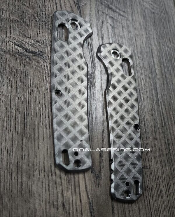 BLEMISH - Kershaw Bel-Air - Titanium Scales - Basketweave Laser Engraving