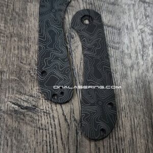 BLEMISH - Civivi Elementum - Black Titanium Scales - Topographic Laser Engraved