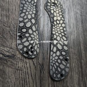 BLEMISH - Civivi Elementum - Titanium Scales - Snake Skin Laser Engraved