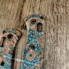 Shipwreck Patina - Goonies Map - MINI Benchmade Bugout - Laser Engraved Copper Knife Scales - Flytanium *Scales / Knife handles Only*