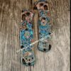Shipwreck Patina - Goonies Map - MINI Benchmade Bugout - Laser Engraved Copper Knife Scales - Flytanium *Scales / Knife handles Only*