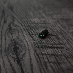 Benchmade - GREEN Glow - Titanium Thumb Stud - Black Finish - Flytanium Gear