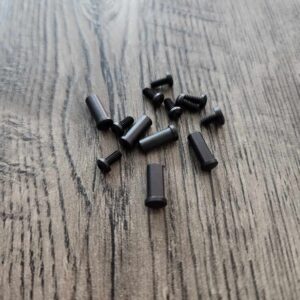 Replacement Hardware Kit for Spyderco Endura - Stainless Steel - Black Finish - EDC Gear